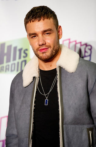 Liam Payne jacket with fluffy collar