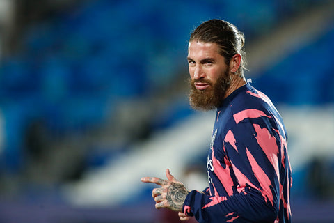 Sergio Ramos red and pink stripes