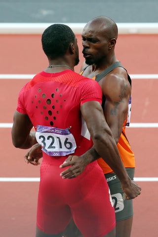 Justin Gatlin Showing Off His Jockstrap