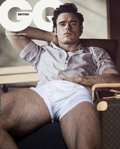 Richard Madden Legs in Boxer Shorts