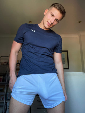 bulge in football shorts
