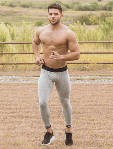 Compression Leggings - White – boxmenswear