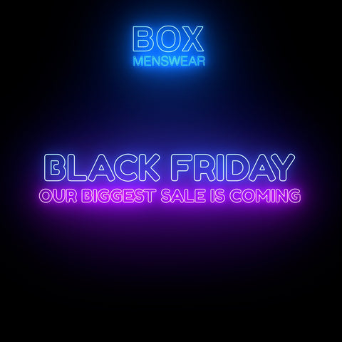 Box Menswear Black Friday Sale