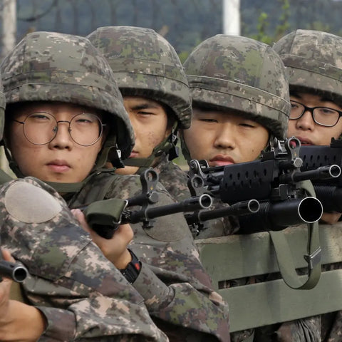 south korean soldiers