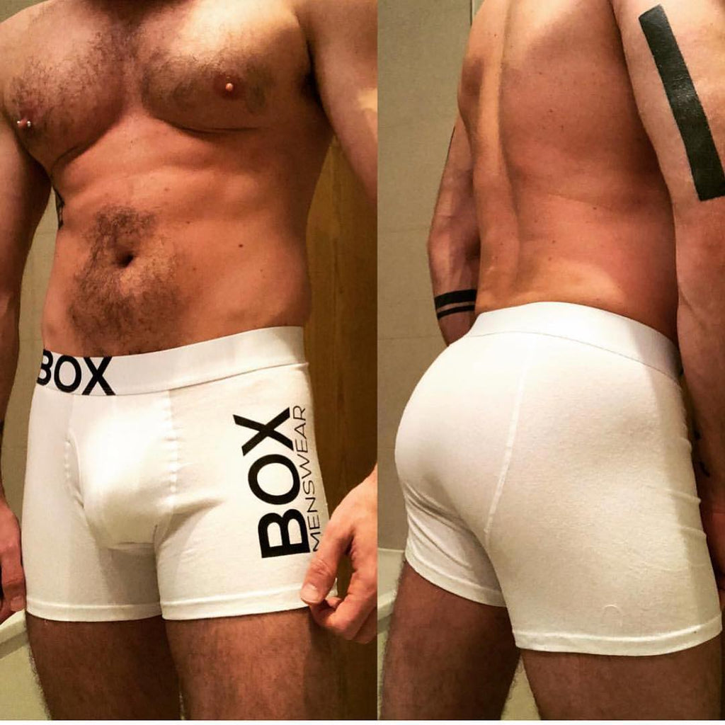 BOX white boxers