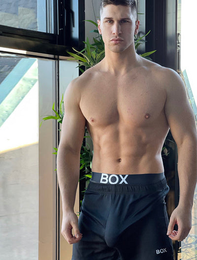 Models Paul Cassidy And Carlos Effort Get Very Intimate In Exclusive Box Shoot Abs Action