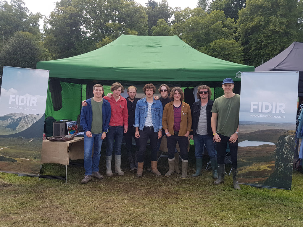 Neon Waltz visiting the Fidir stall at Belladrum