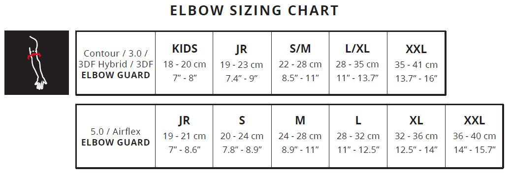 Leatt Size Chart