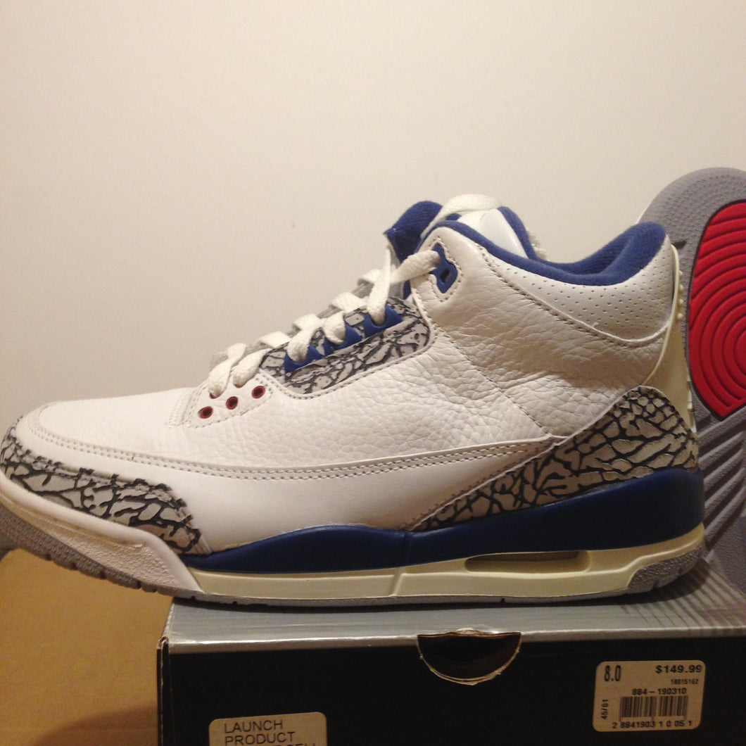 jordan 3 true blue 2001