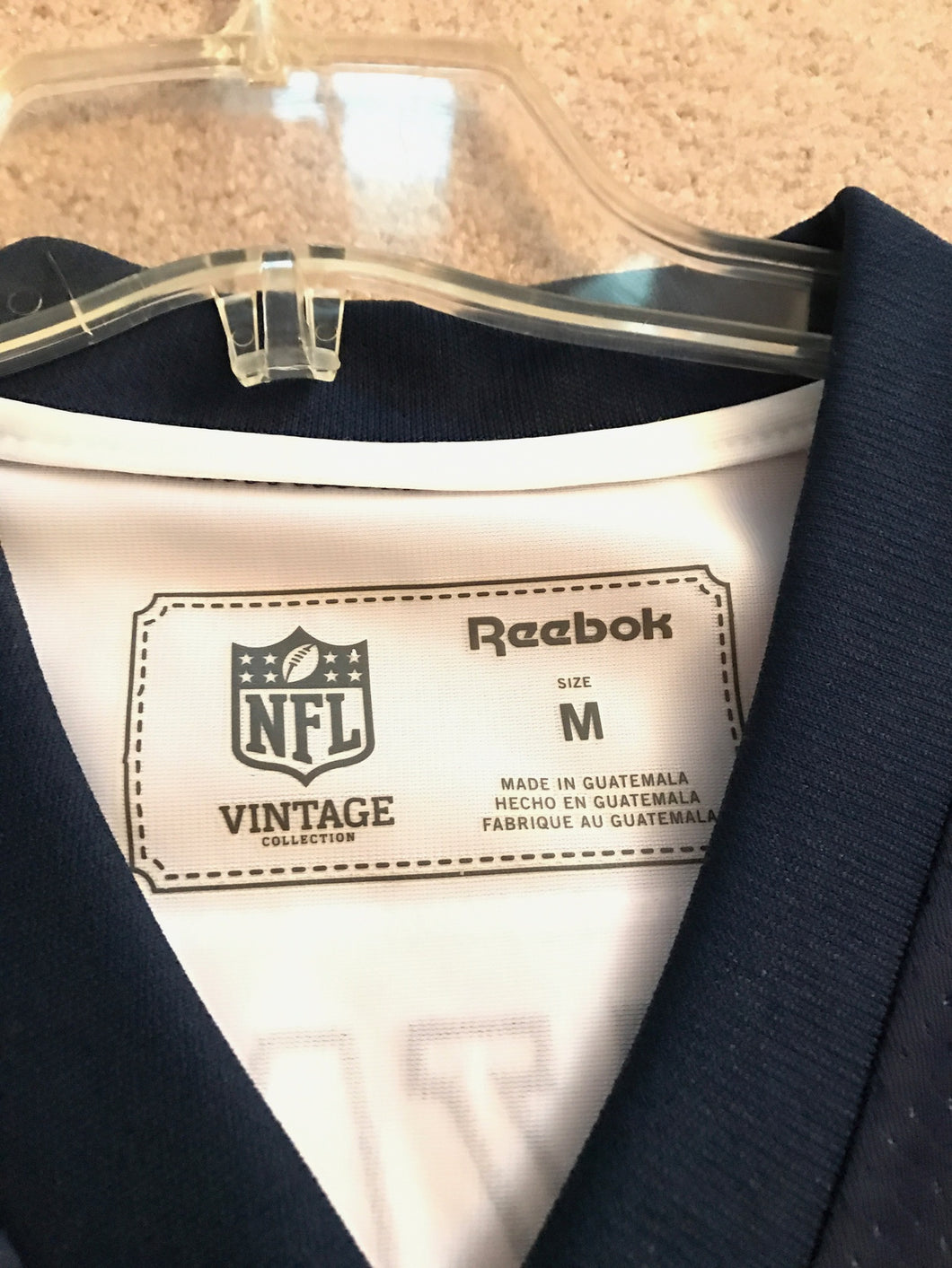 reebok nfl vintage collection