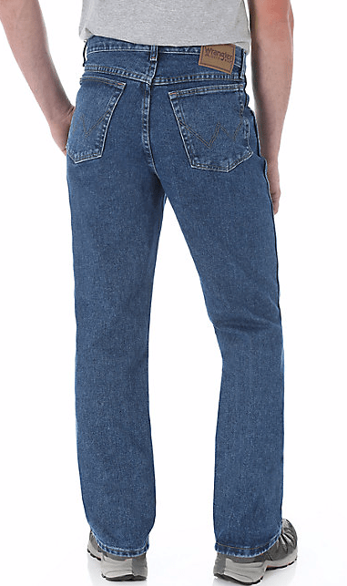 Wrangler Men's Relaxed Fit Denim Jeans Closeout | Big and Tall Mart
