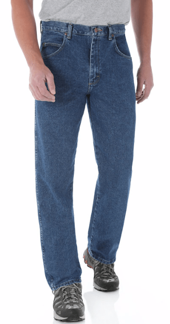 Wrangler Men's Relaxed Fit Denim Jeans Closeout | Big and Tall Mart