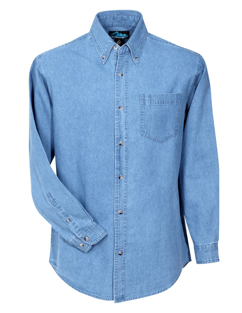 denim long sleeve shirt