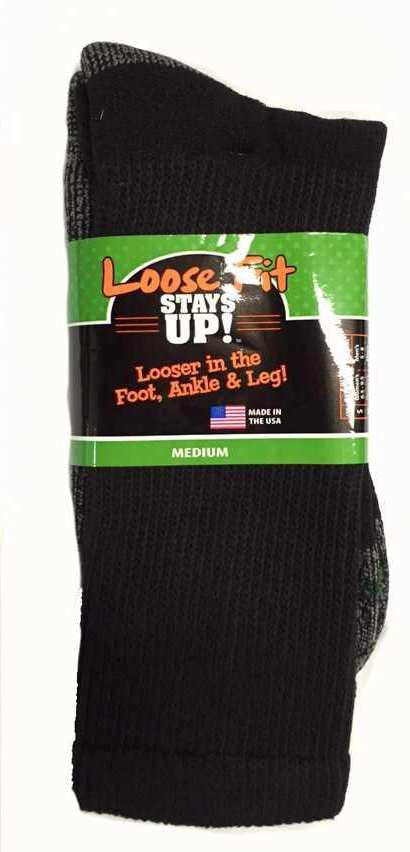 Men's Loose Fit Sock Regular And King Size Crew Sock | Big and Tall Mart