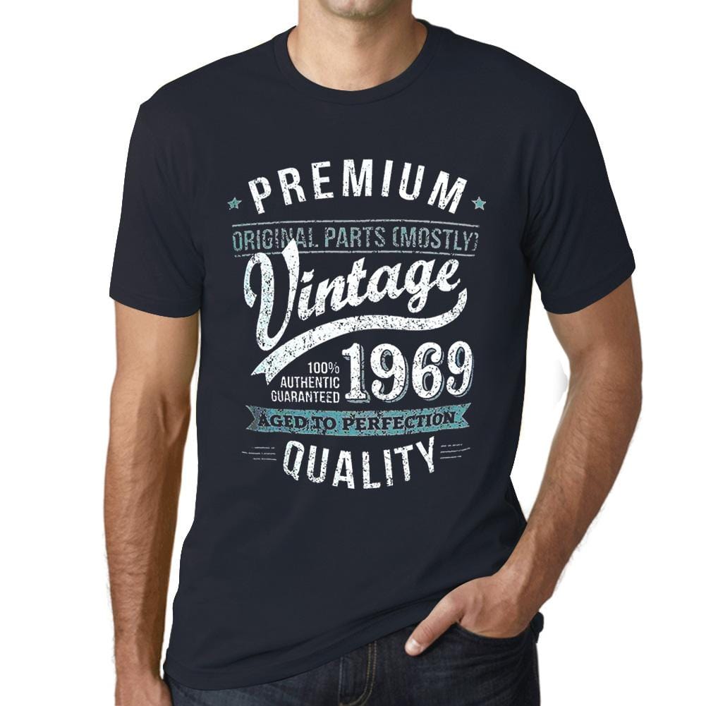 Graphique Homme 1969 Vintage Year Birthday Gift For 50 Years Unisex T Shirt Navy