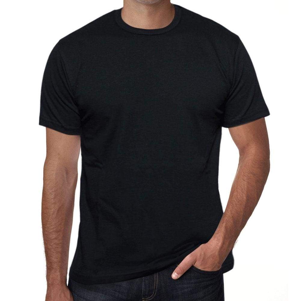 Black Mens Plain T Shirt Birthday Gift Casualsols Europe