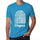 Elegant Fingerprint Blue Mens Short Sleeve Round Neck T-Shirt Gift T-Shirt 00311 - Blue / S - Casual