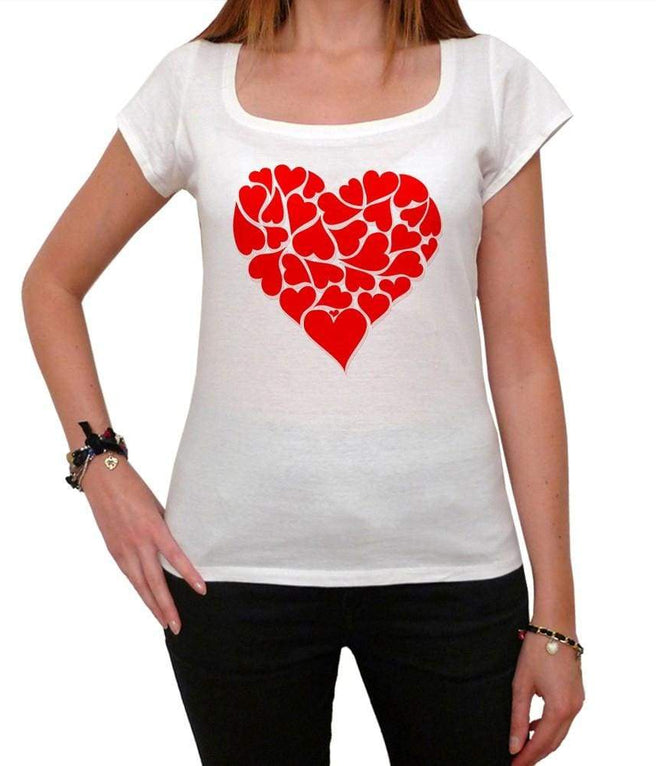 Hearts for Valentine's Day, Tshirt, White Women's T-shirt 00157 ...