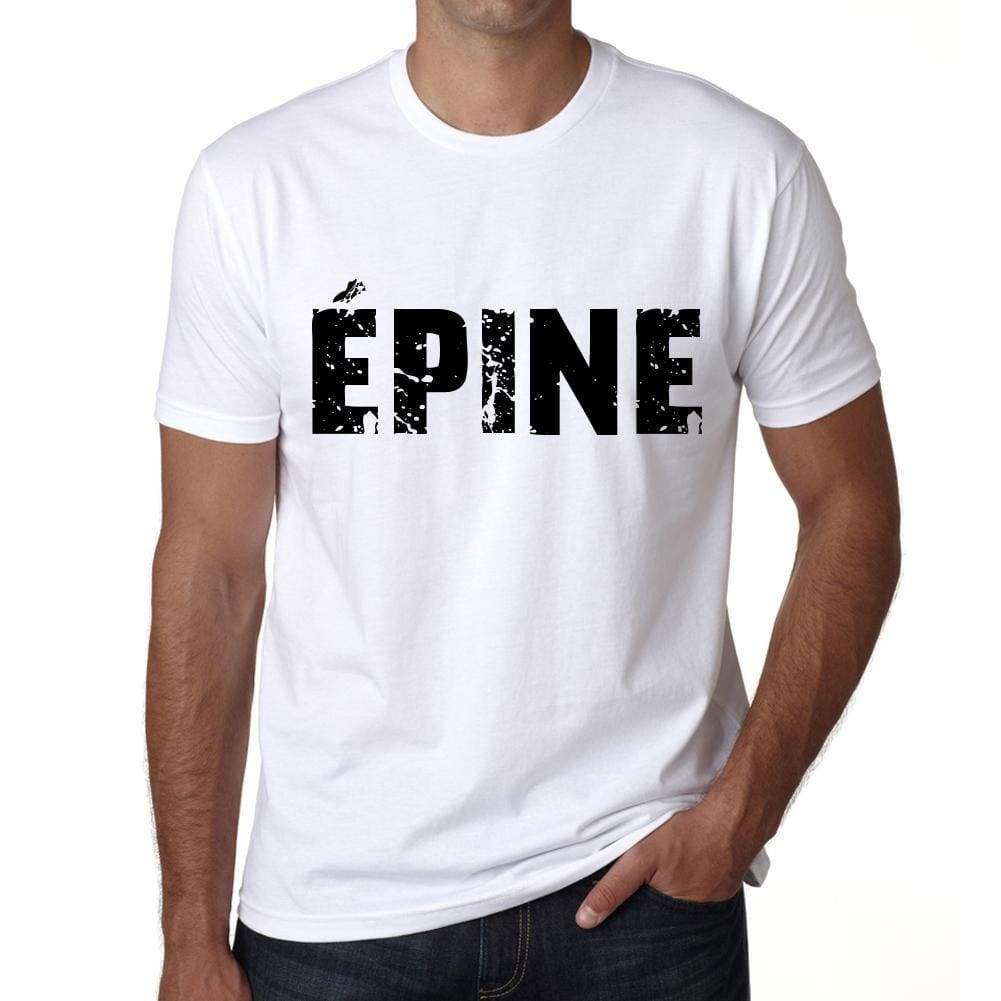 Men's Tee Shirt Vintage T shirt épine X-Small White 00561 White