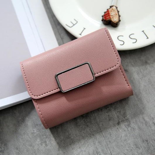 Luxury Designer Wallet for Men Patchwork Leather Short Wallet Casual Buckle  Coin Purse Brand Trifold Wallet Men Clutch Money Bag