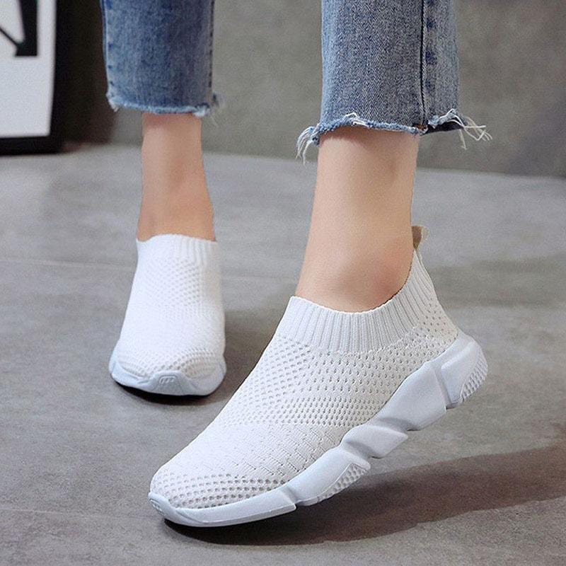 white casual womens shoes