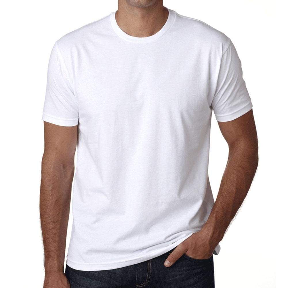 White Men's Plain T-Shirt Birthday Gift 00519 | affordable organic t ...