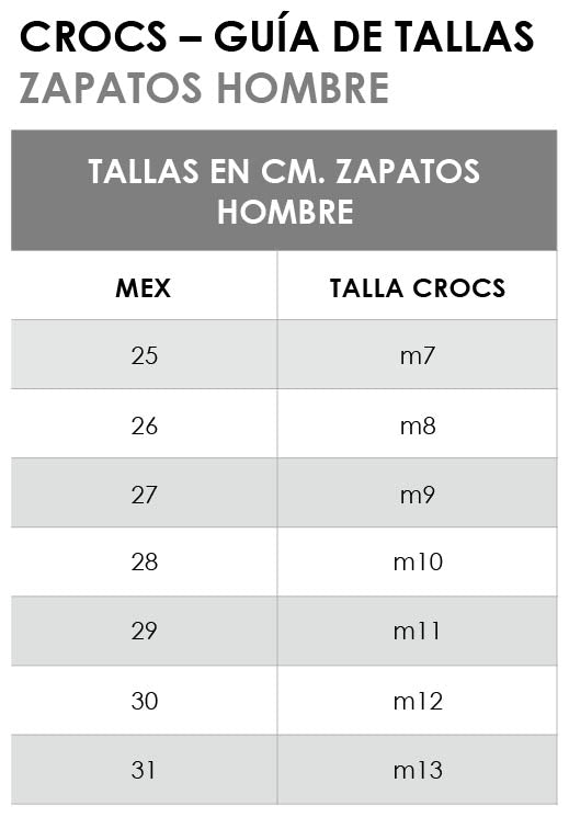 Tallas De Crocs Hombre SAVE 44% -