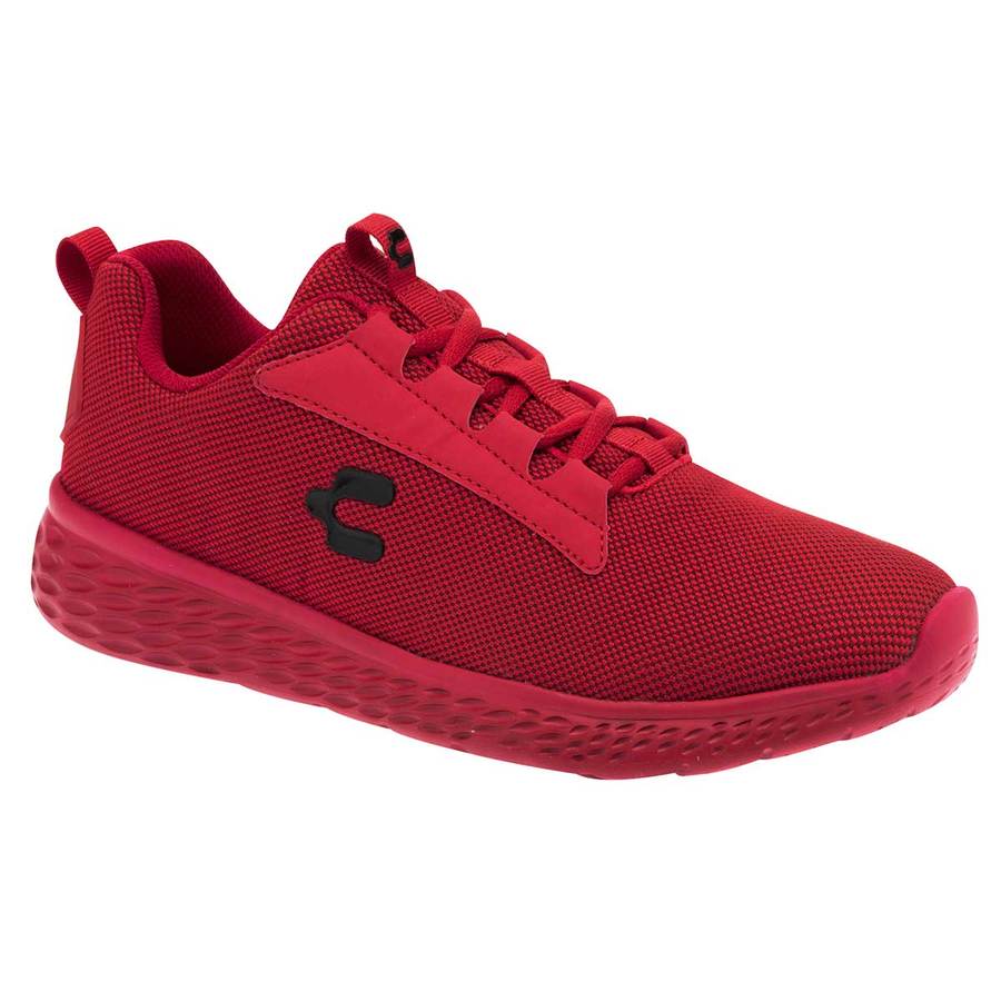 tenis color rojo para mujer