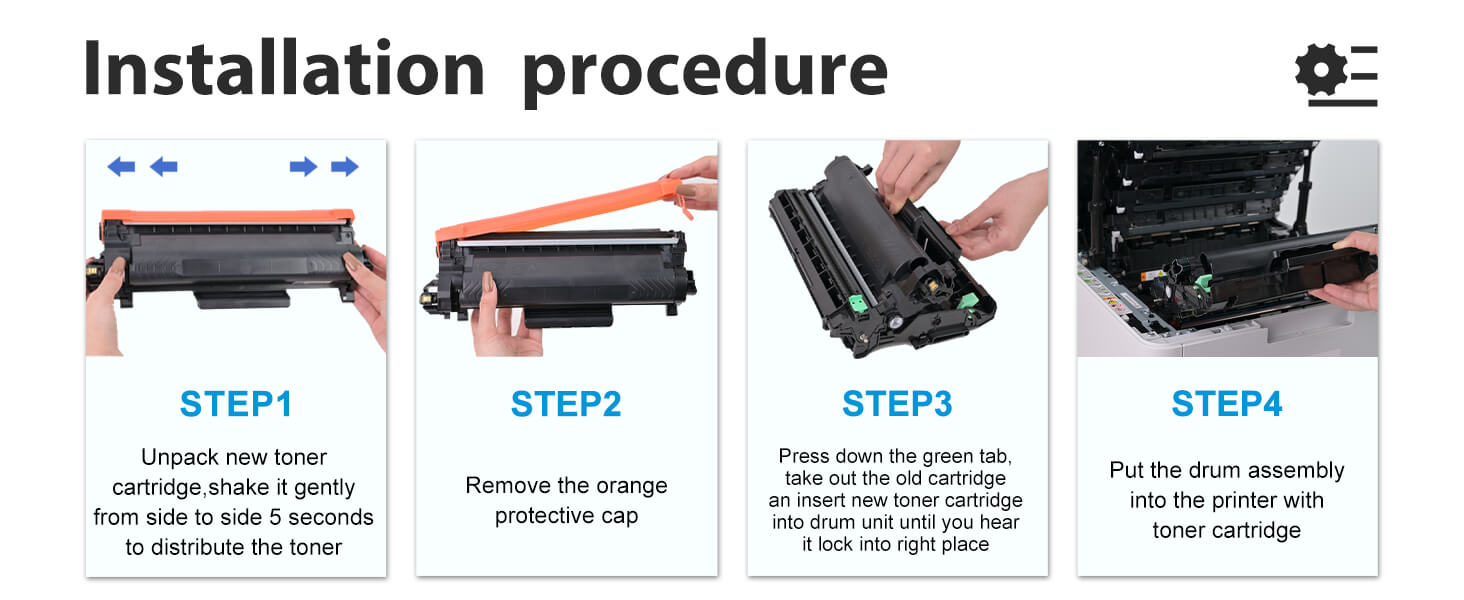 How to install Brother TN830 Toner Cartridge?