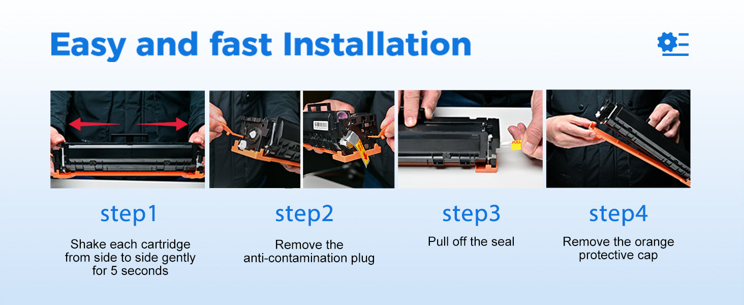 How to install HP 414A Toner Cartridges 4 Pack?