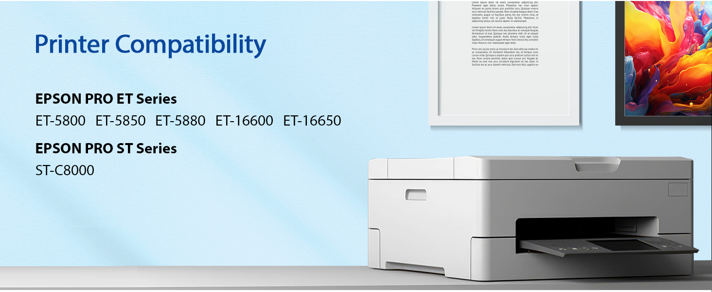 Epson 542 Ink Bottles Compatible Printers: