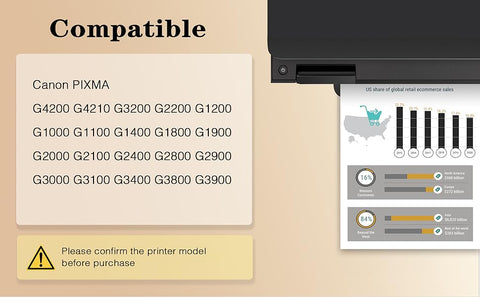 Canon PIXMA G4200 G3200 G2200 G1200 G1000 G1100 G1400 G1800 G1900 Printers