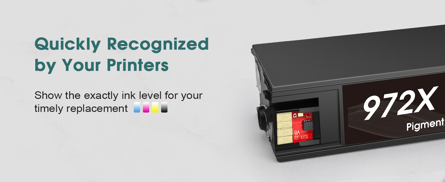 Linford Compatible Ultimate HP 972X Ink Cartridges is Compatibility, Convenience, Quickly Recognized and Reliable