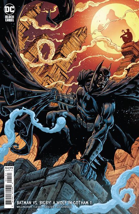 BATMAN VS BIGBY A WOLF IN GOTHAM #1 CVR B BRIAN LEVEL & JAY LEISTEN CARD  STOCK VAR — Kings Comics