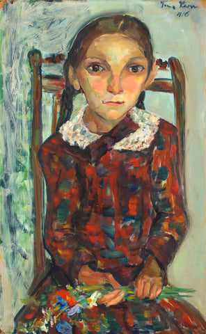 Ima Stern. The Eternal Child. 1916. Oil on board. Collection: Rupert Art Foundation, Stellenbosch