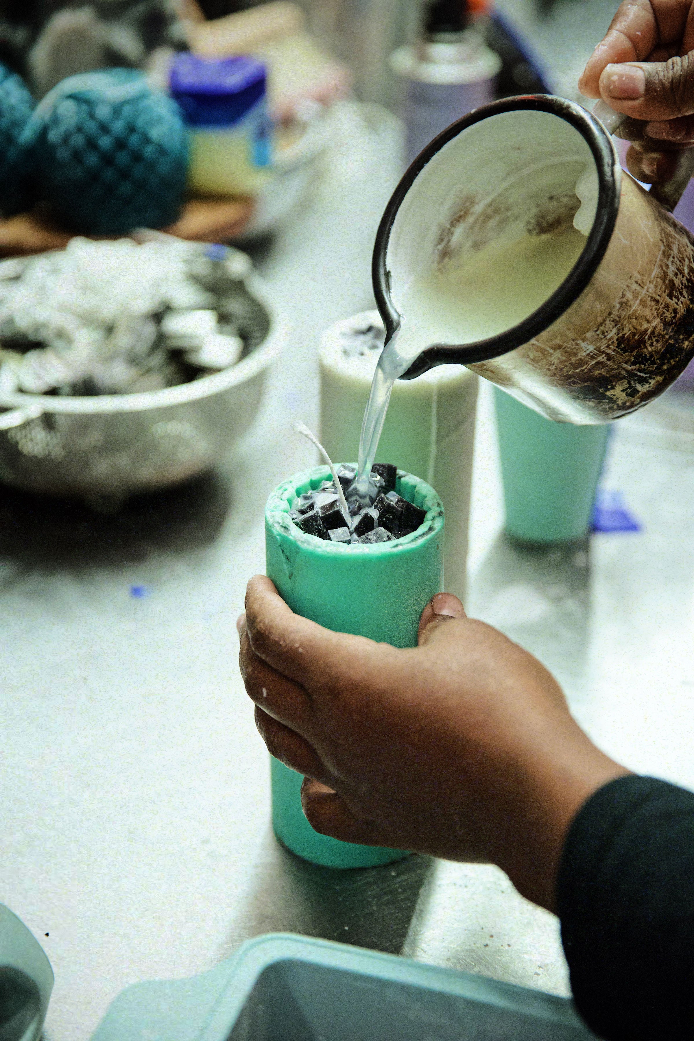Candle making with OKRA Candle: 05 October 2025