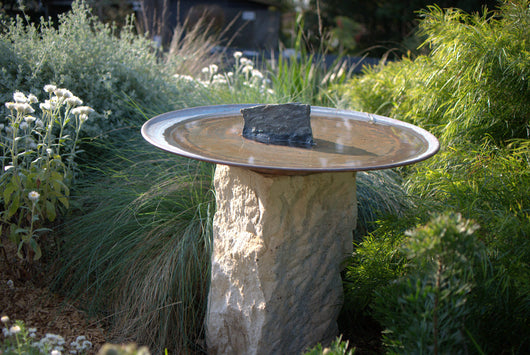 Medium Spun Copper Dish - Mallee Bird Baths and Water Bowls