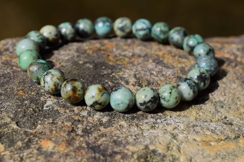 Natural African turquoise beads bracelets