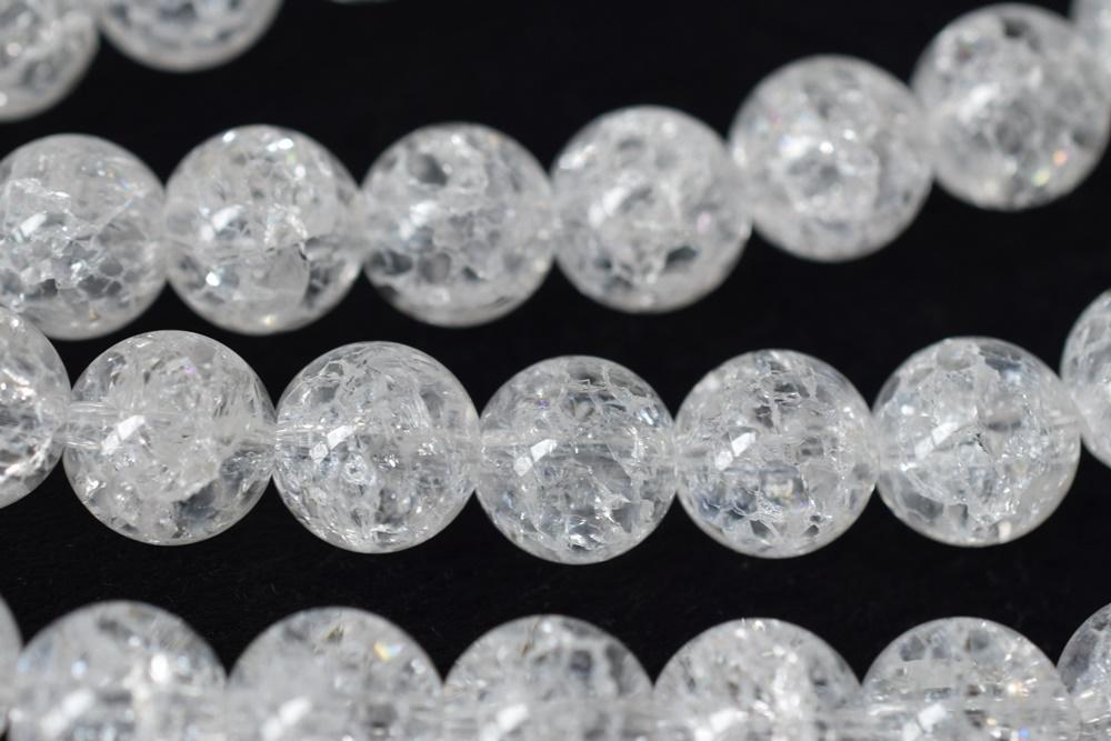 Natural Cotton Rock Quartz Beads 4 6 8 10 12mm Crystal Beads Wholesale –  Rosebeading Official