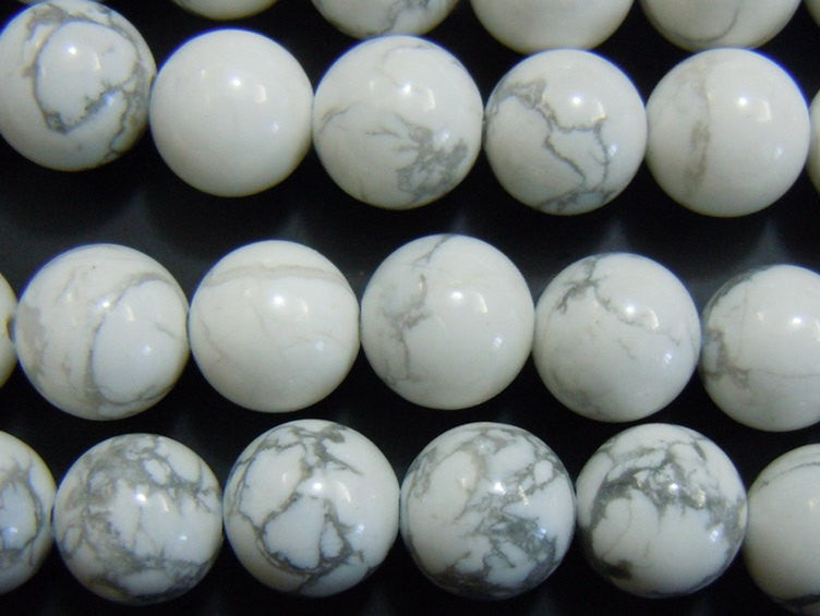 12mm White howlite skull beads for jewelry making – GemWholesales