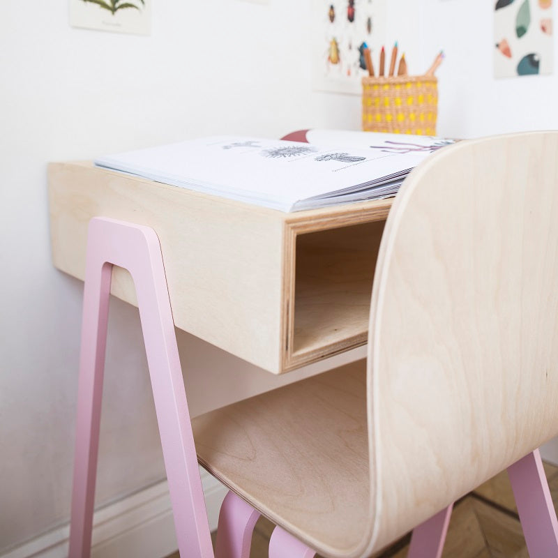 Kids Desk Chair Small Pink By In2wood Minifili