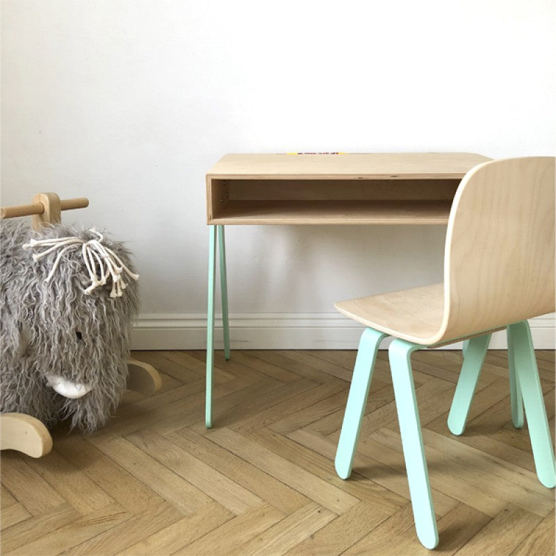 Kids Desk Chair Small Mint By In2wood Minifili