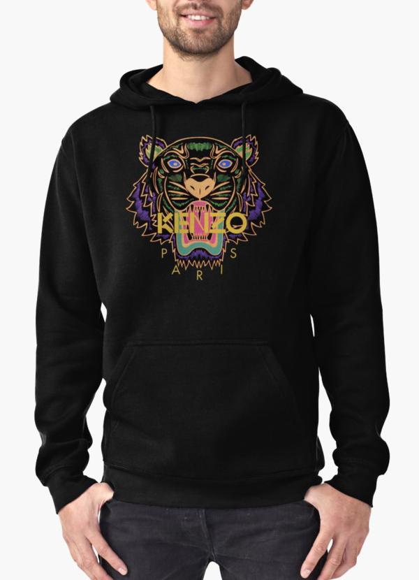 kenzo black tiger hoodie