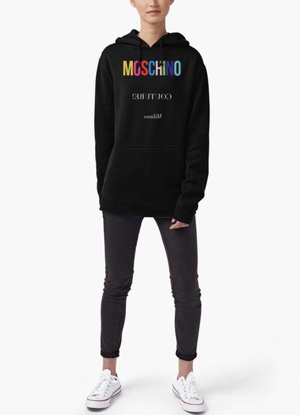 moschino sweatshirt womens