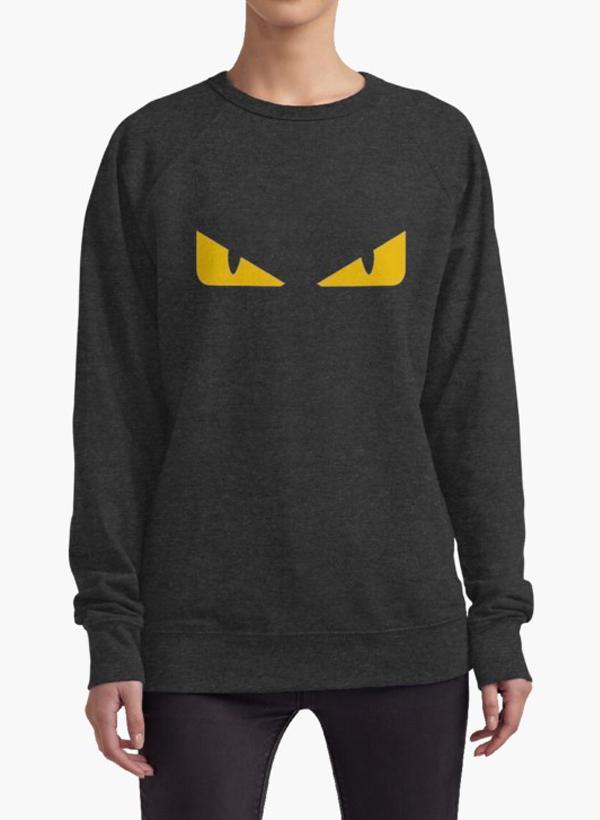 fendi monster eyes sweatshirt