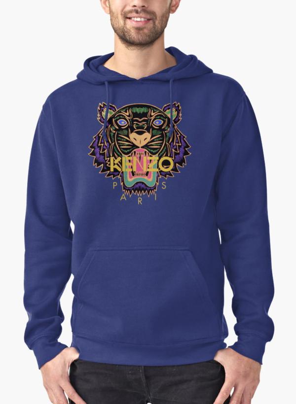 blue kenzo hoodie