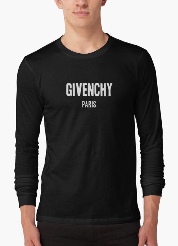 Givenchy Paris BLACK FULL SLEEVES T-SHIRT