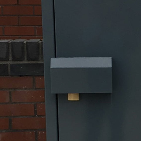 Fitted Padlock onto a Three Point Locking handle with Padlock Shroud