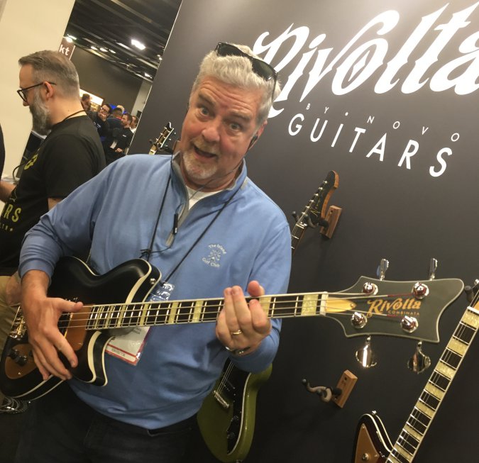 Mike Robinson at NAMM 2020