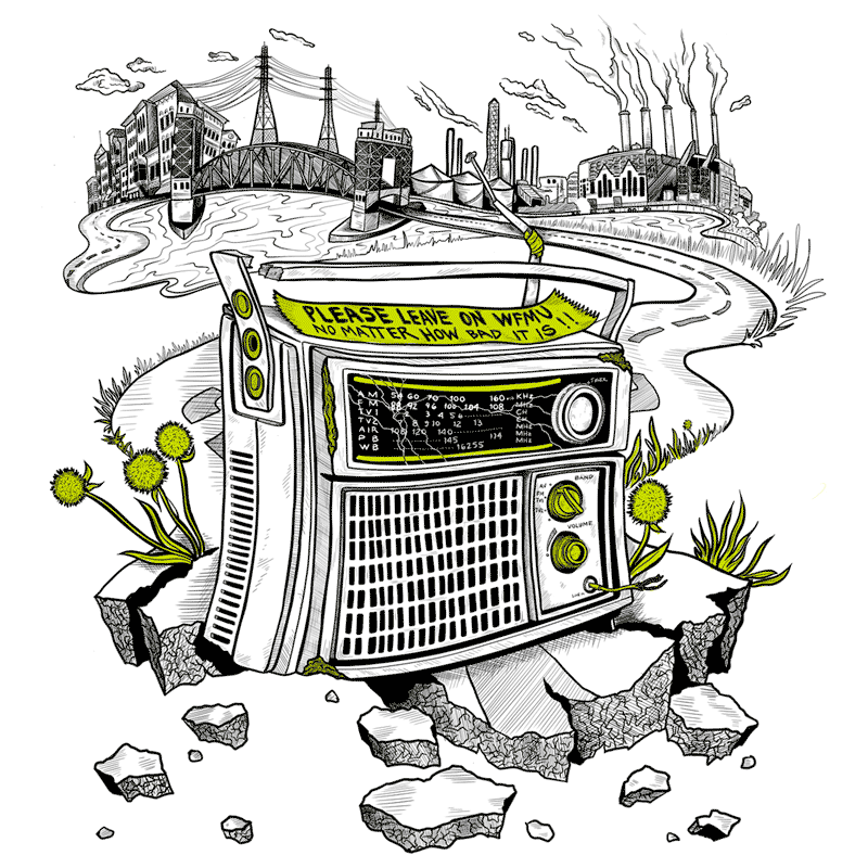 Youth WFMU No Matter What T-Shirt - Available in Youth 6/7, Glow-in-the-Dark!